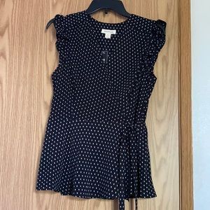 Peplum style blouse